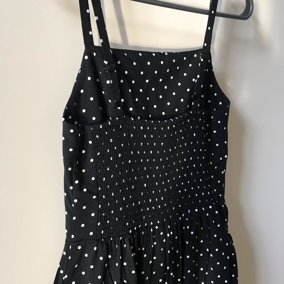 Old Navy Black Polka Dot Jumpsuit - Picture 3 of 7